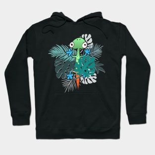 Gecko and Palms Hoodie